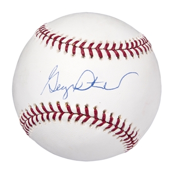 George Steinbrenner Single Signed OML Selig Baseball (PSA/DNA)